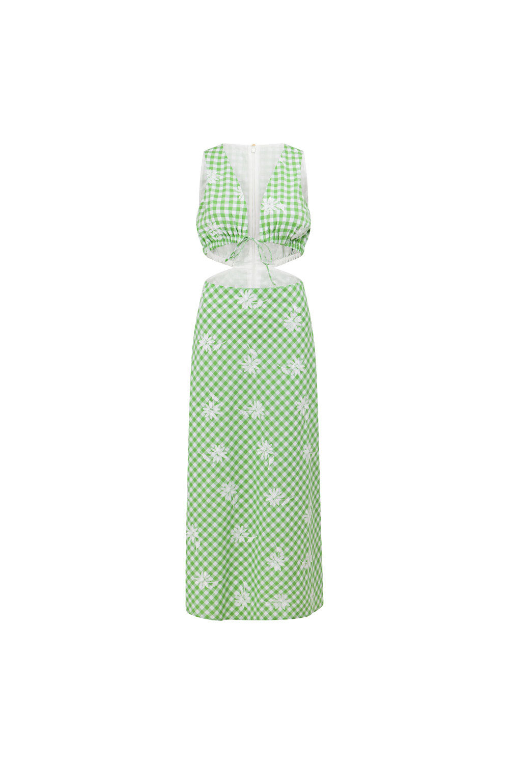Unique Gingham Cambelle Dress - Sample Edition