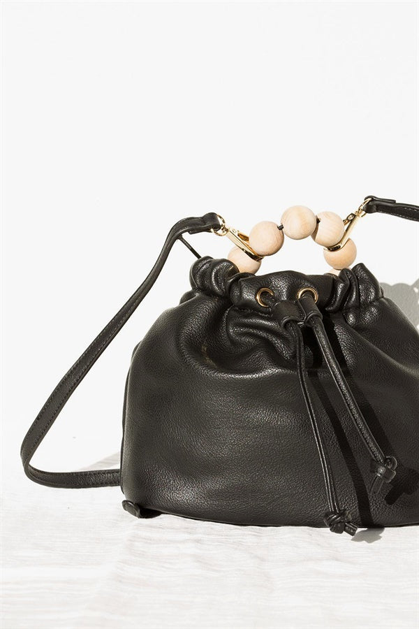 Sabo Exclusively Designed Mini Black Vegan Leather Raven Style Backpack