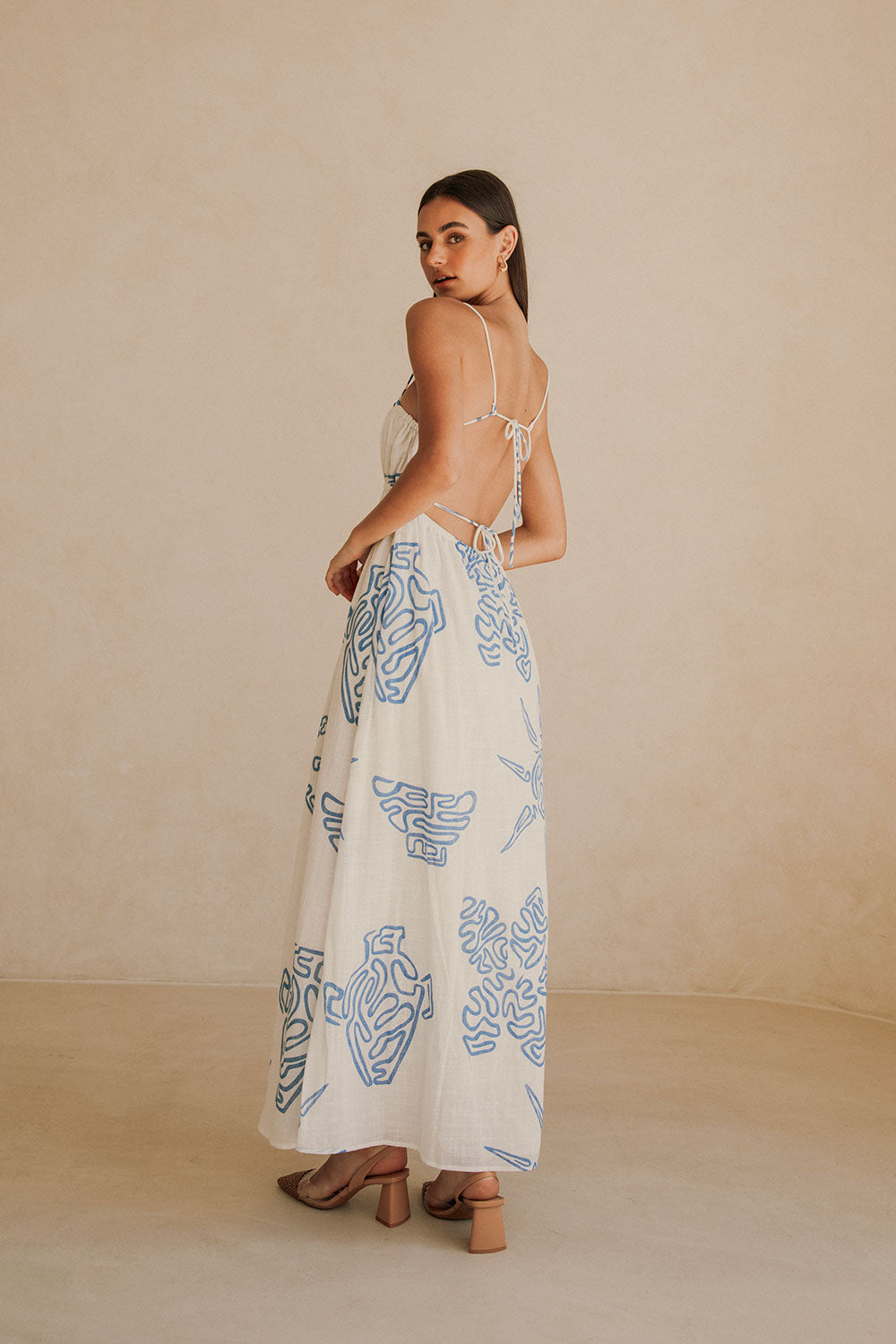 Exclusive Evoke Blue Catie Dress for Long Lunches