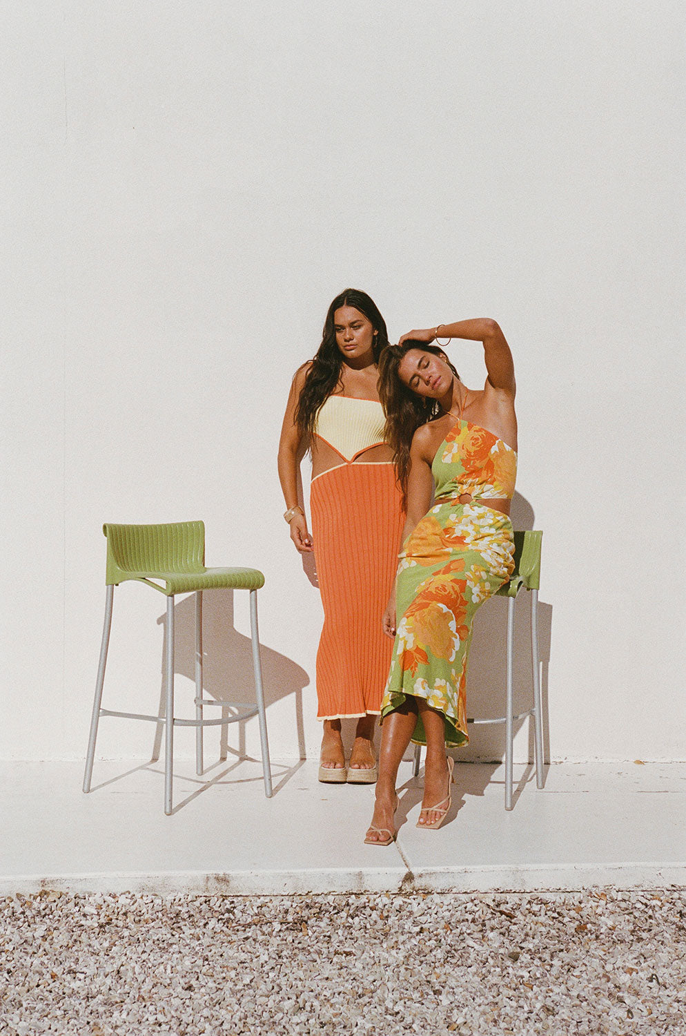 Exclusively Designed Sabo Maia Dress in Vibrant Yellow and Orange
