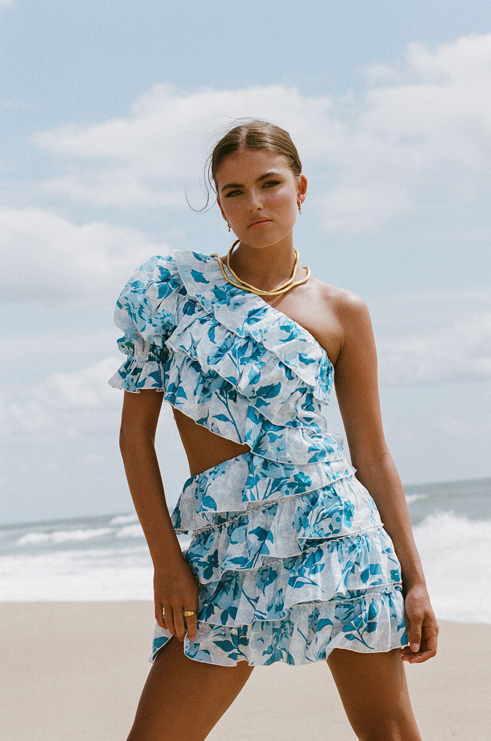 Unique Emilia Asymmetric Women's Dress - Sample Edition