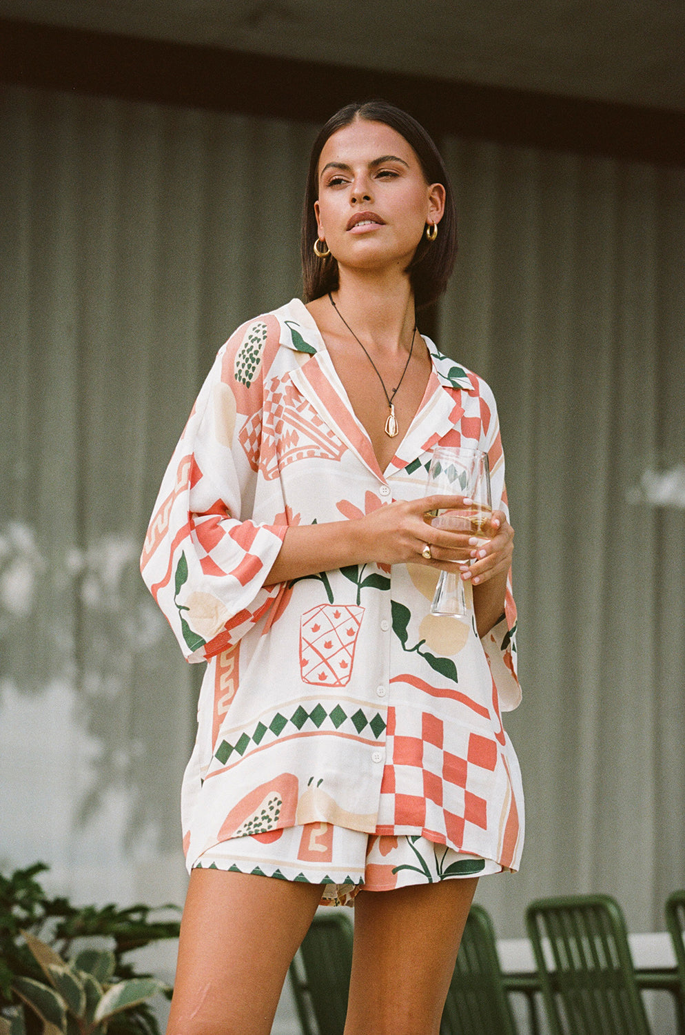 Unique Seona Top in Prego Rossa - Sample with Minor Flaw