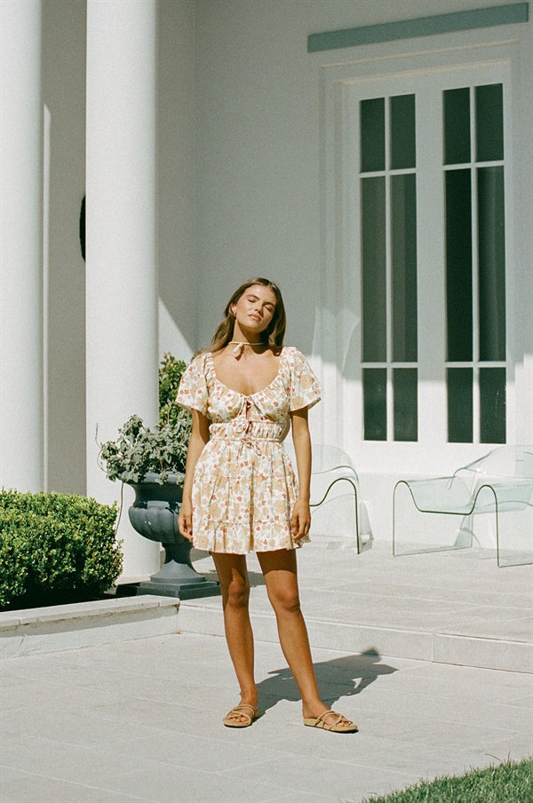 Unique Floral Tarika Dress - A One - of - a - Kind Sample