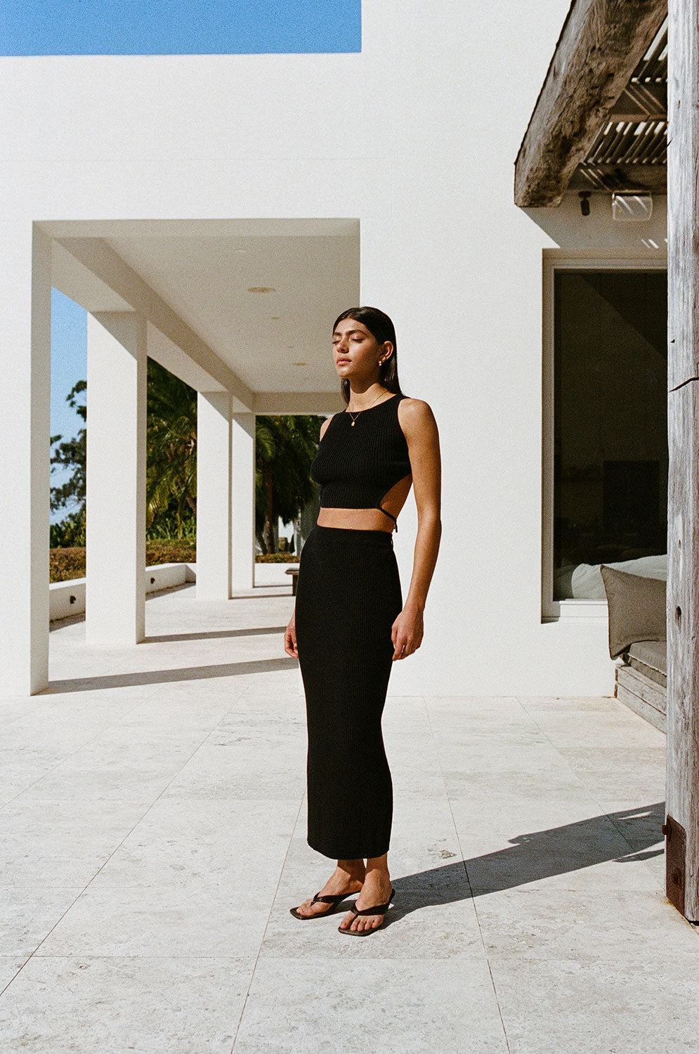 Exclusive Black Evie Sample Skirt - 4cm Shorter