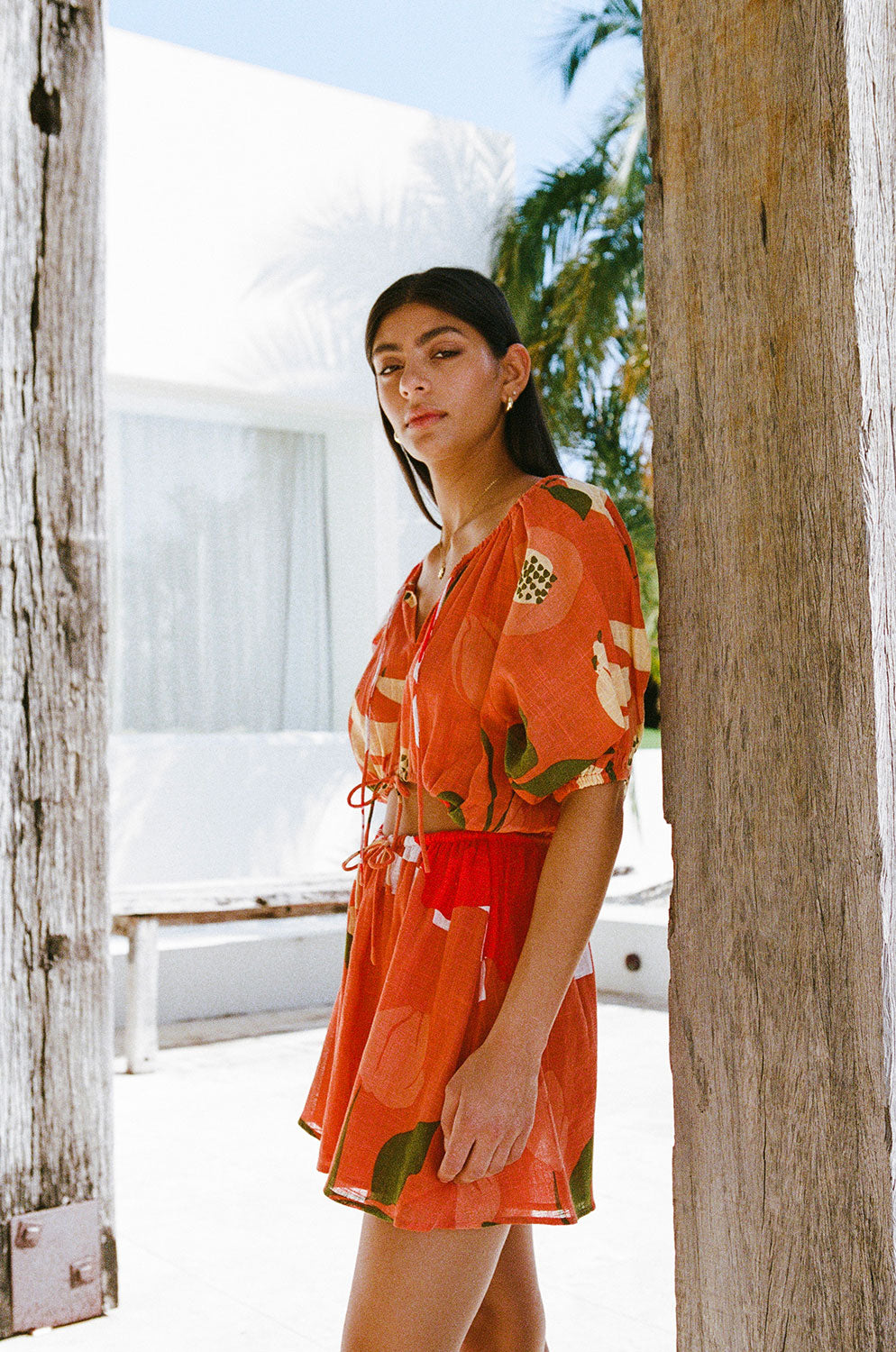 Women's Milo Vacation Dress with Exclusive Dulce Rossa Print