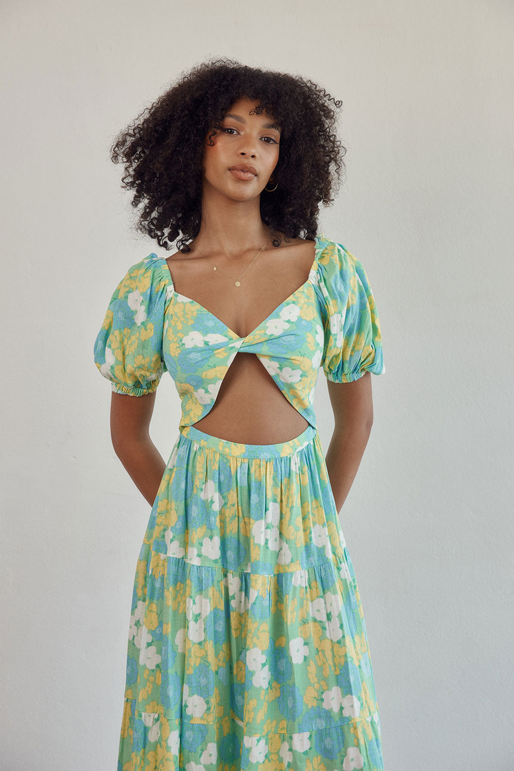 Exclusive Bryony Tropical Belle Maxi Dress - One - of - a - Kind Sample