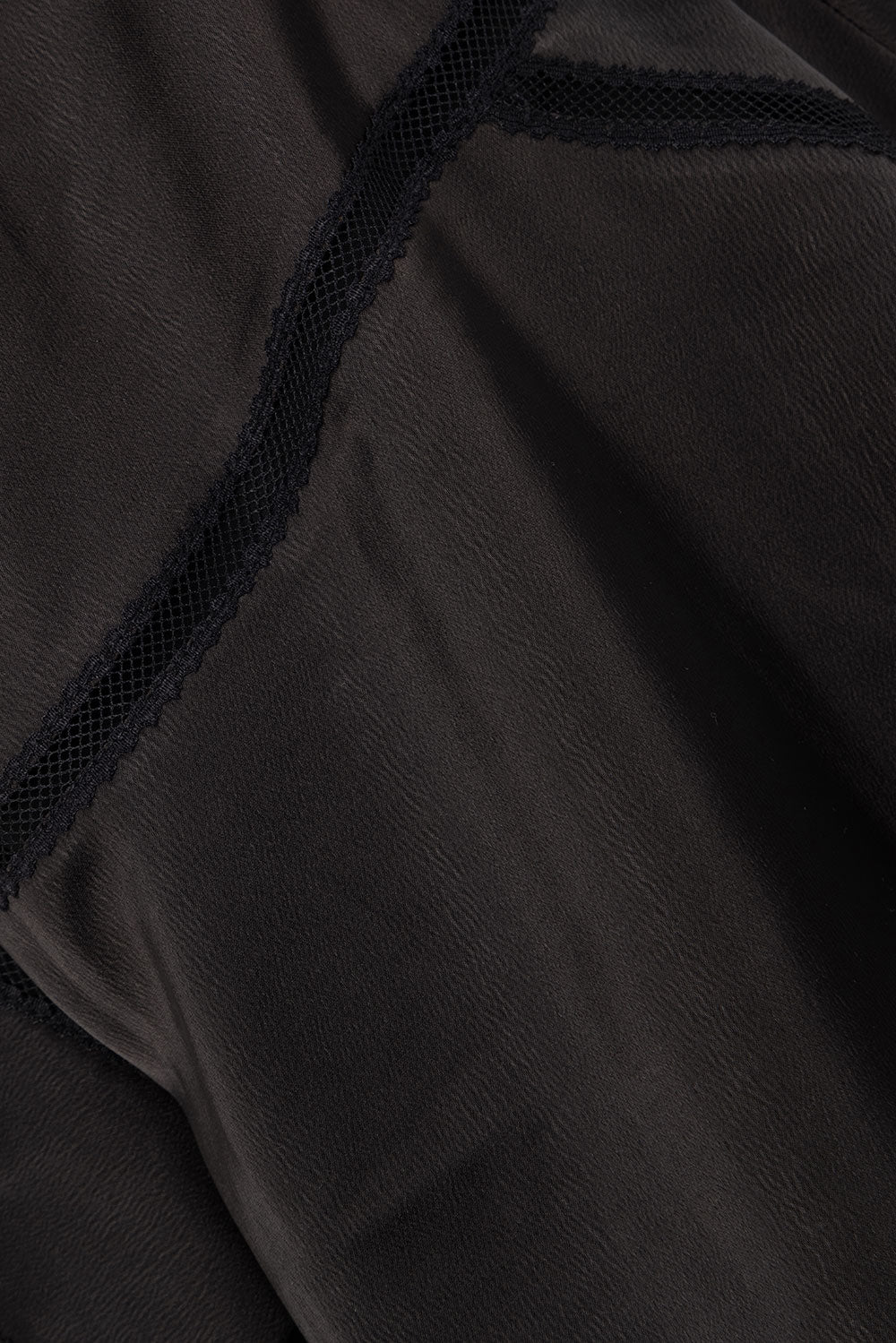 Elegant Black Sable Silky Women's Skirt