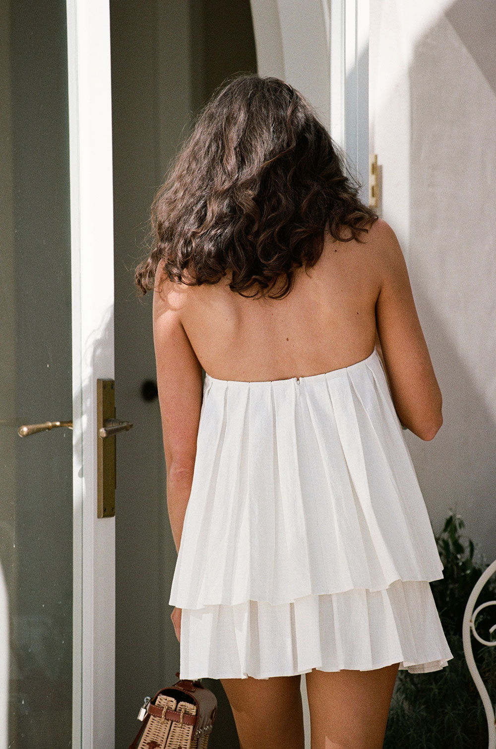 Exclusively Designed Sabo Women's Amity Strapless White Top