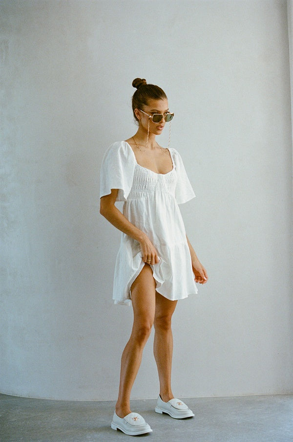Unique Leia Babydoll Sample Dress with a Distinctive Flair