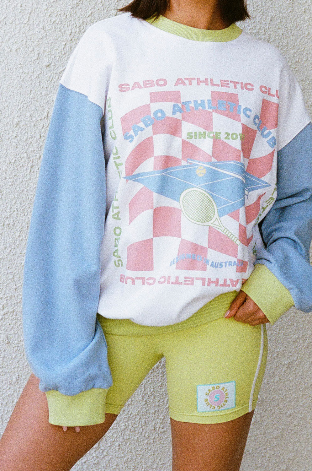 Comfy Airlington Cotton Terry Back Sweater from SABO ATHLETIC Collection