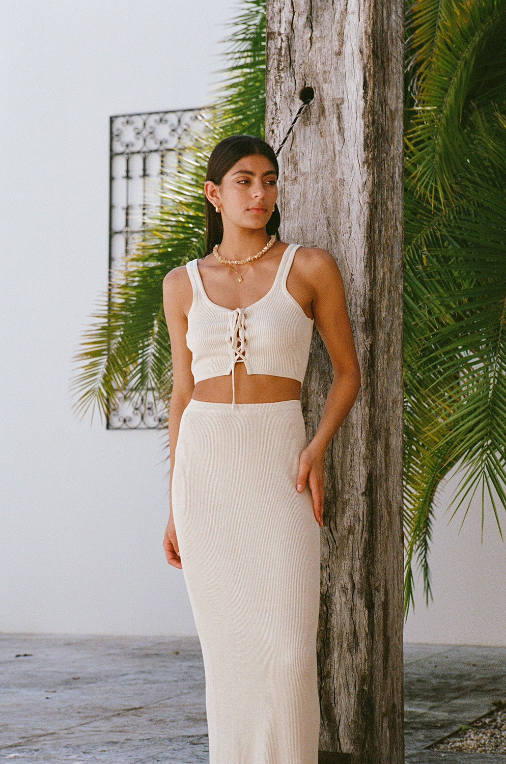 Soft Cream Leander Top - Cosy and Fashionable
