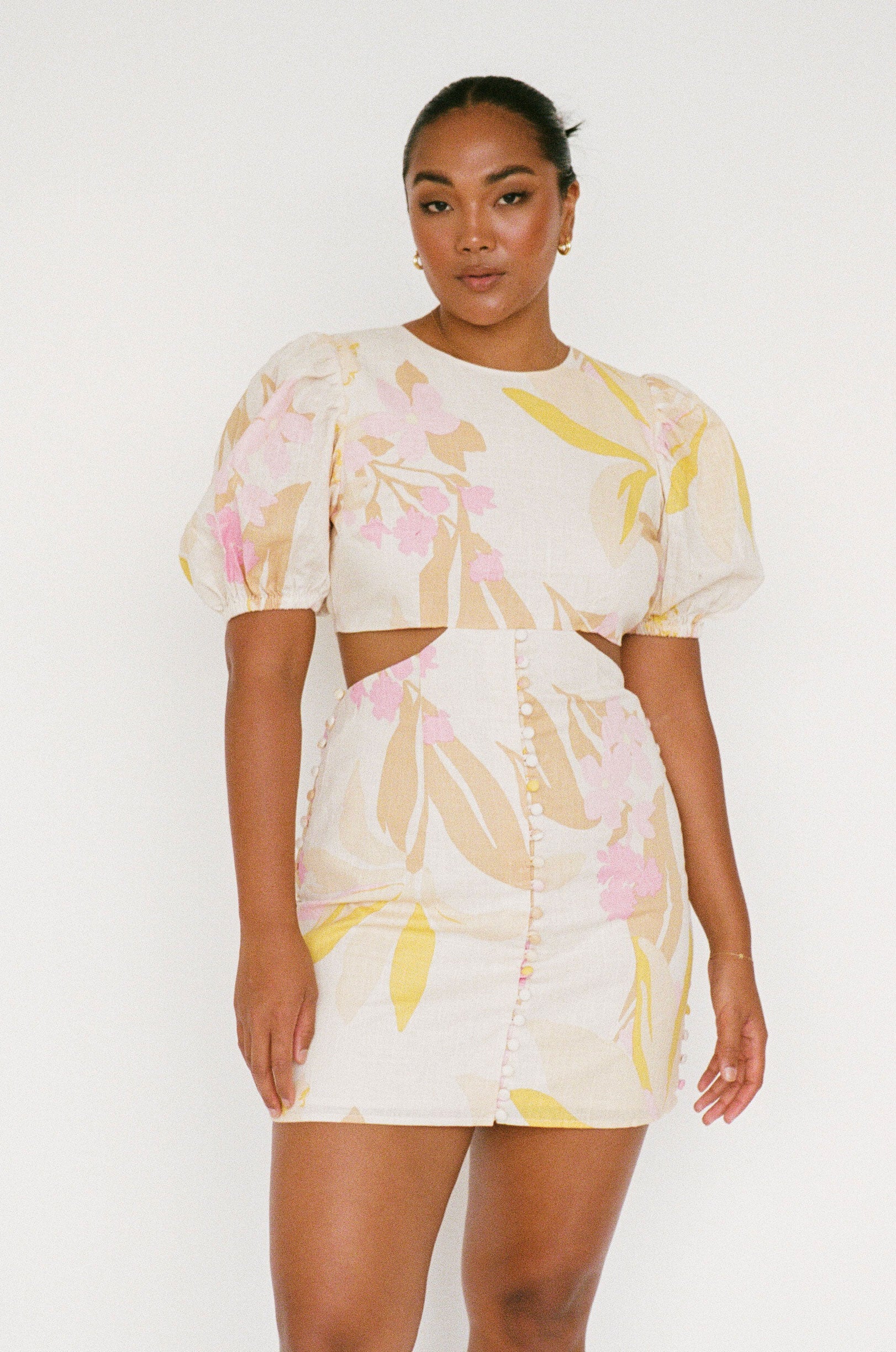 Unique Melia Cutout Dress - One-of-a-Kind Sample with Minor Flaw