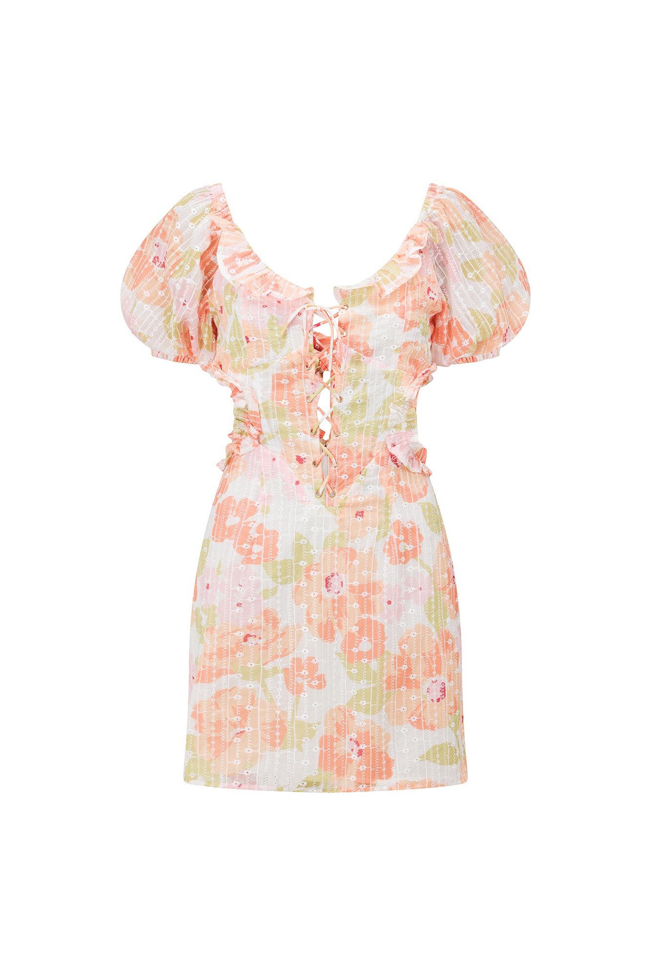 Exclusive Anemone Floral Brisa Corset Dress with Stylish Details