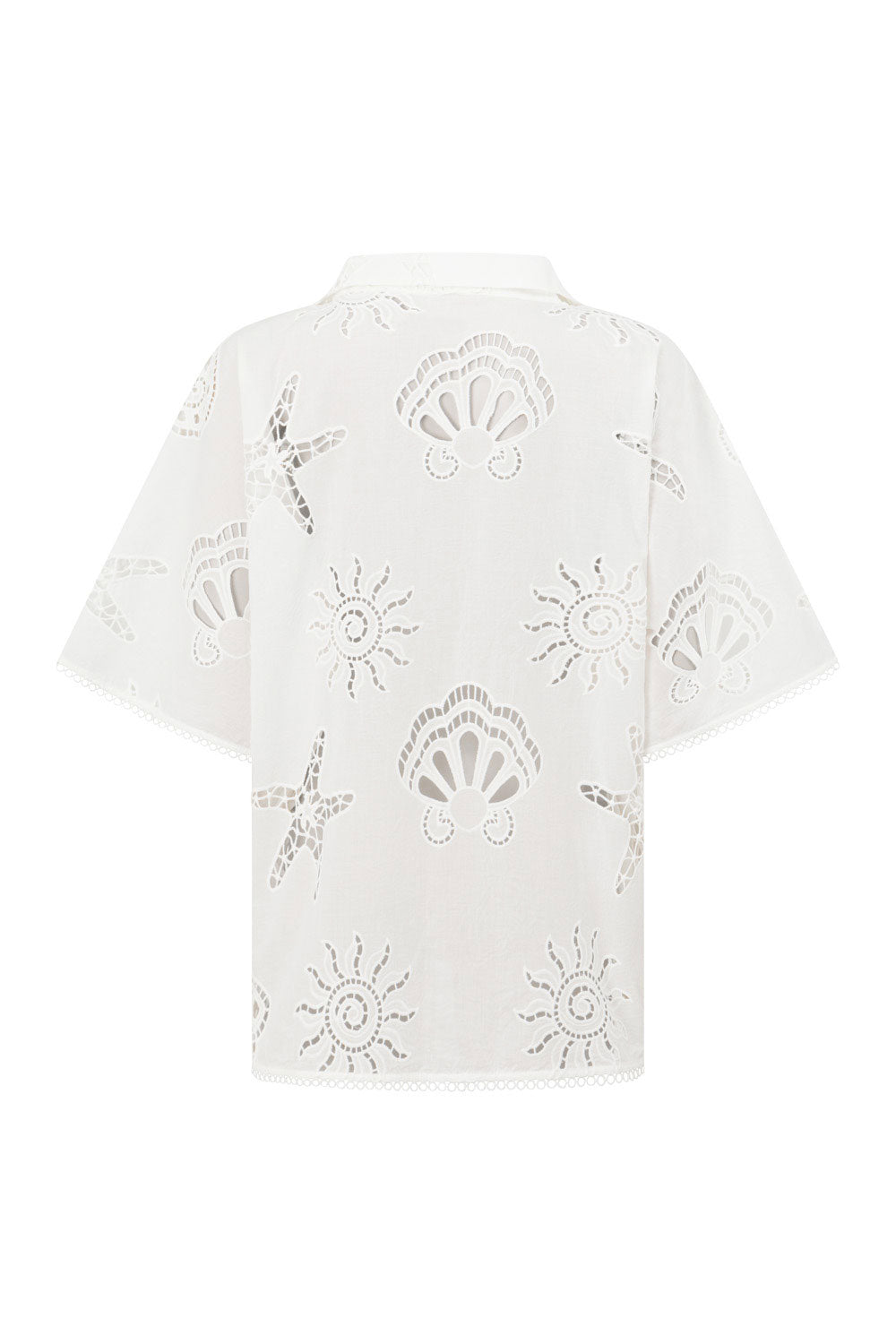 Exclusive Nissi Sample Shirt in Corallo Bianca Color