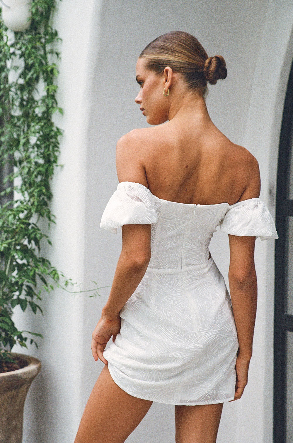 Unique Azzurra Cutout Sample Dress with Minor Flaws