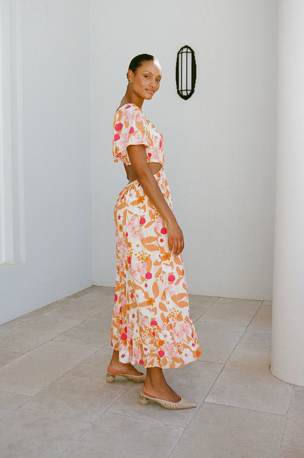 Sabo's Exclusive Katana Women's Midi Floral Dress