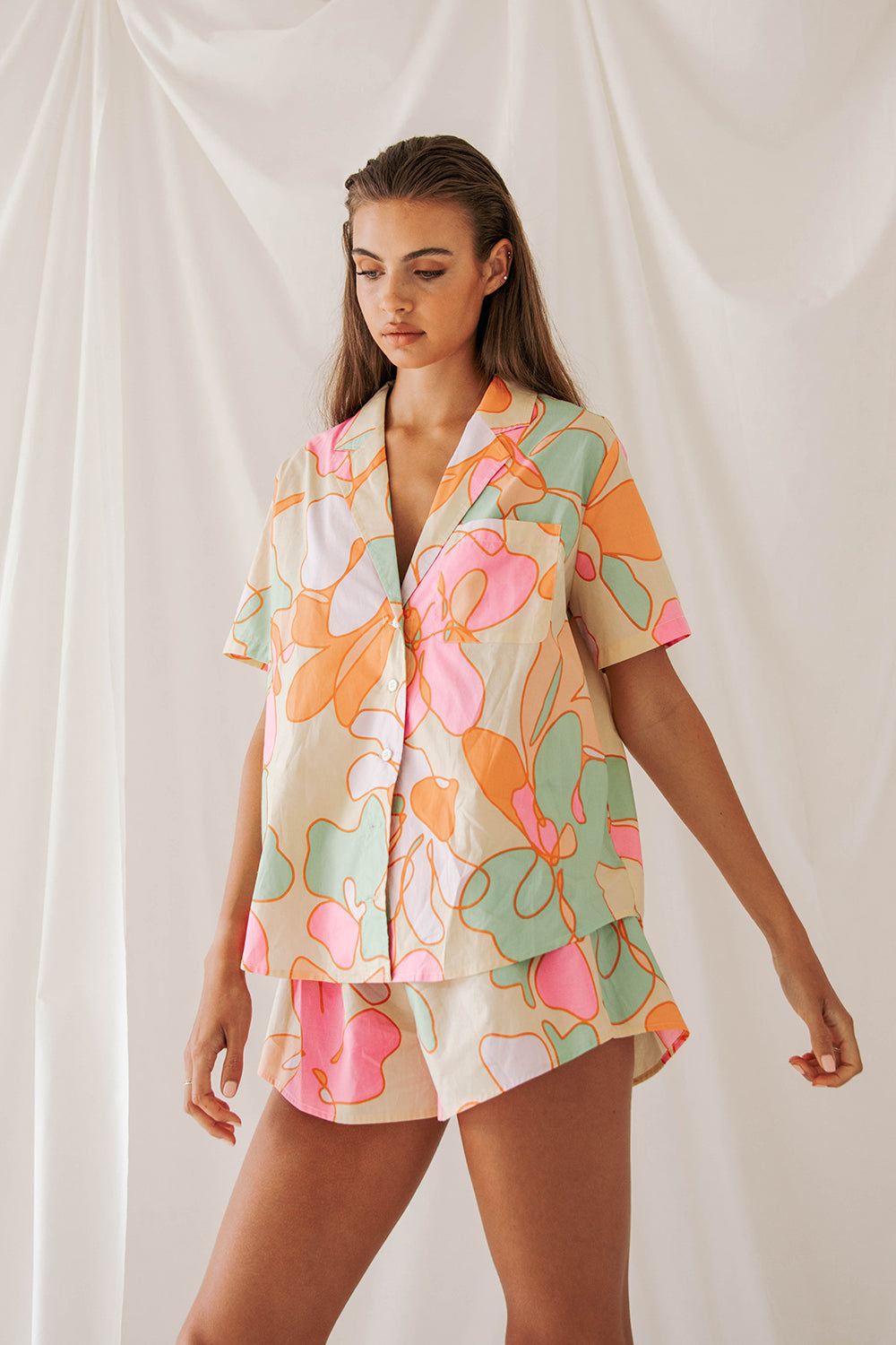Unique Grey - Marked Akari Pajama Set for Personal Wear