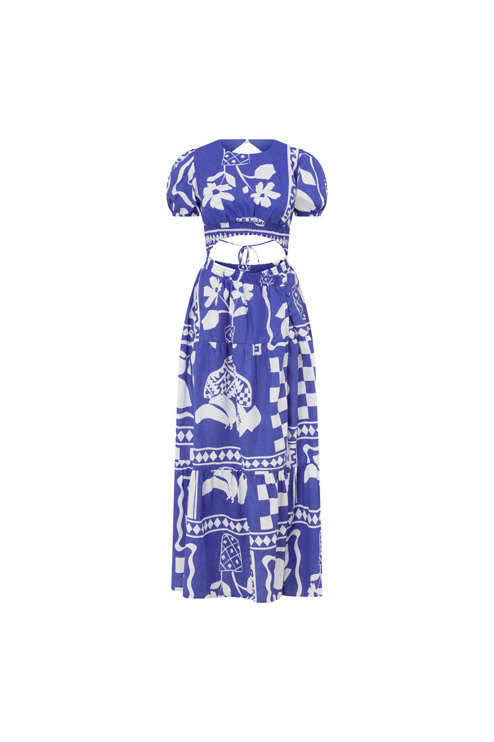 Exclusive Lemoni Blue Laiken Maxi Dress for Long Lunches