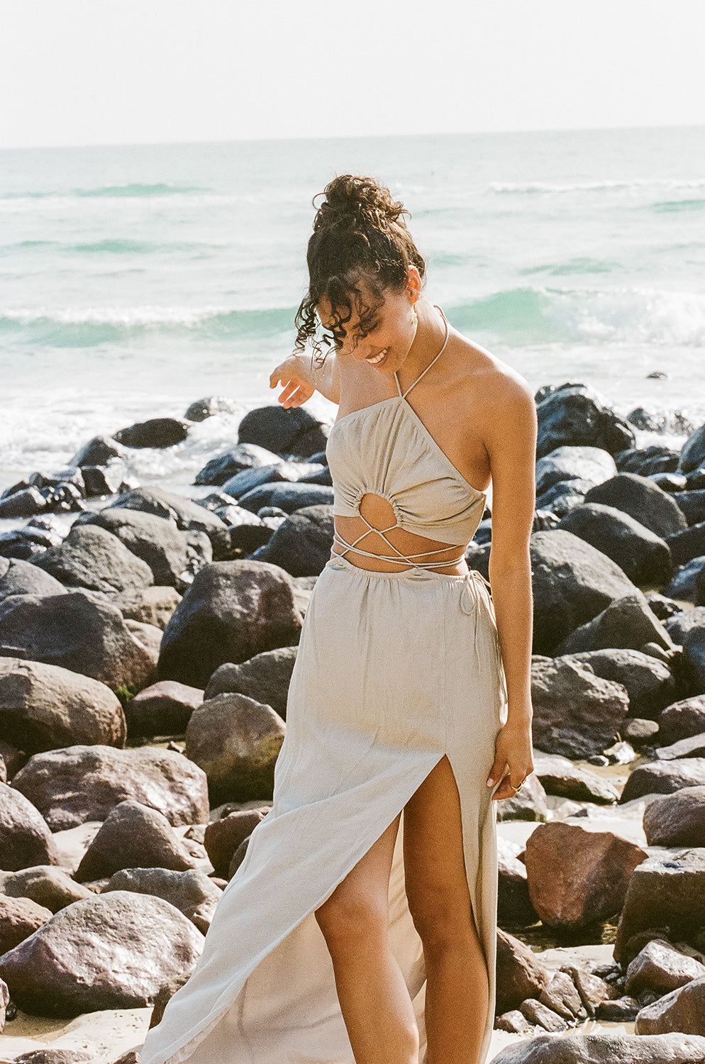 Unique Gabrielle Dress - One-off Sample 4cm Shorter