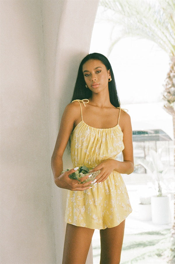 Exclusive Speck Floral Print Milan Playsuit for Ocean - Inspired Vacations