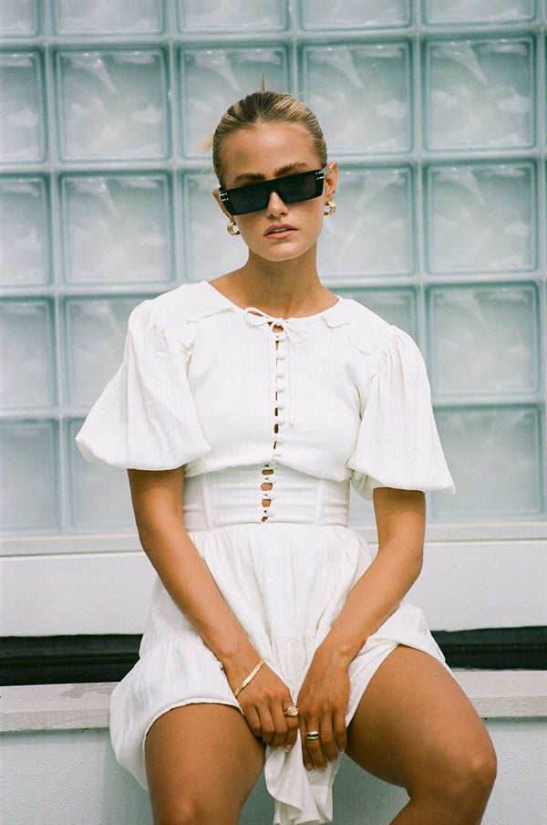 Exclusive White Santana Dress - A Unique Fashion Piece