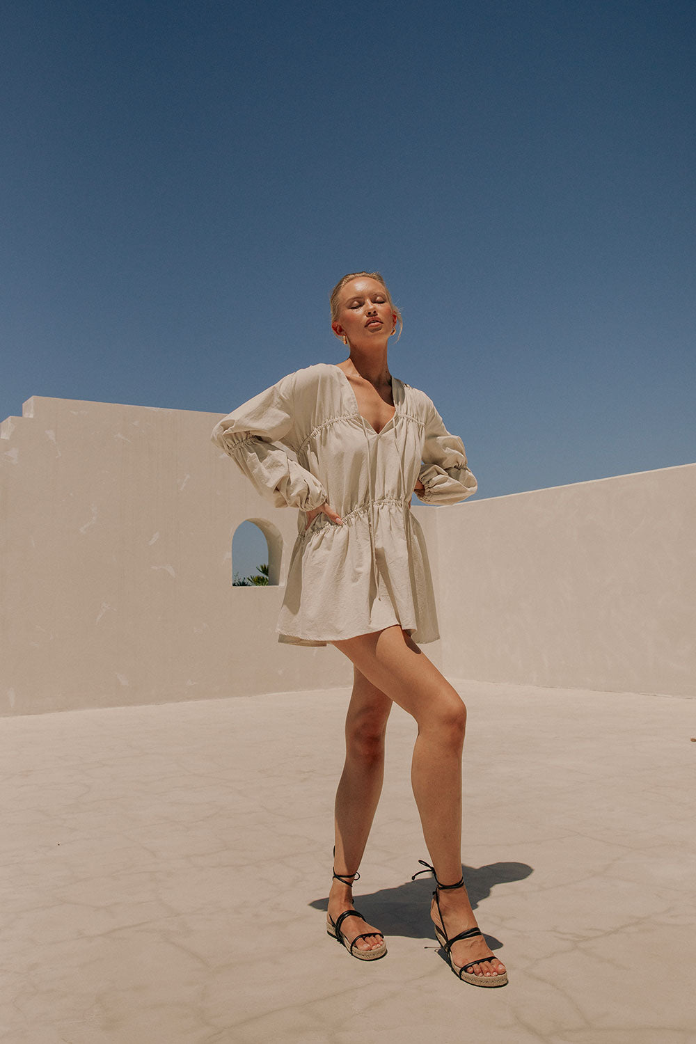 Sandy Beige Ava Women's Dress from the New MUSA Collection