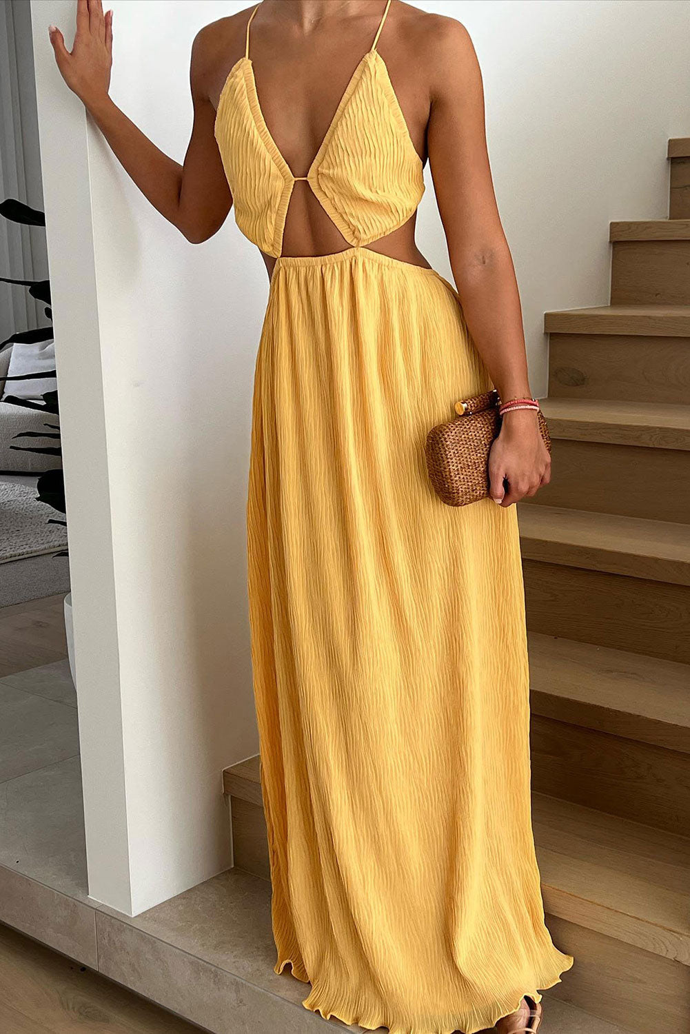 Unique One - of - a - Kind Mable Dress with a Faint Grey Mark