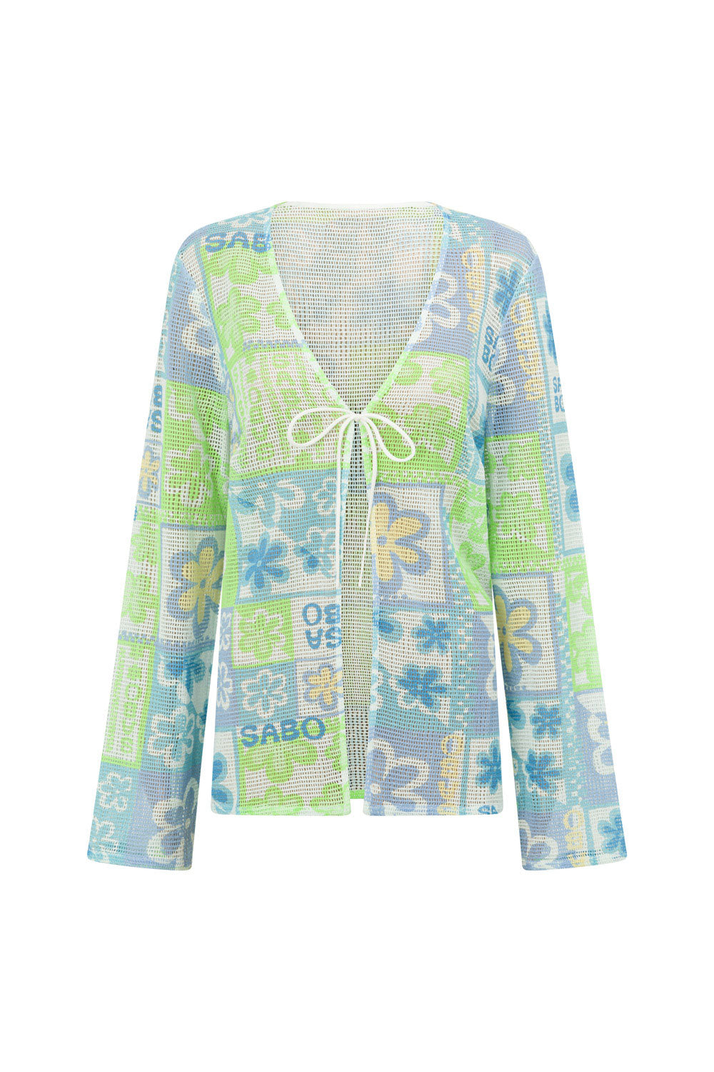 Summer Floral Printed Women's Sari Style Top