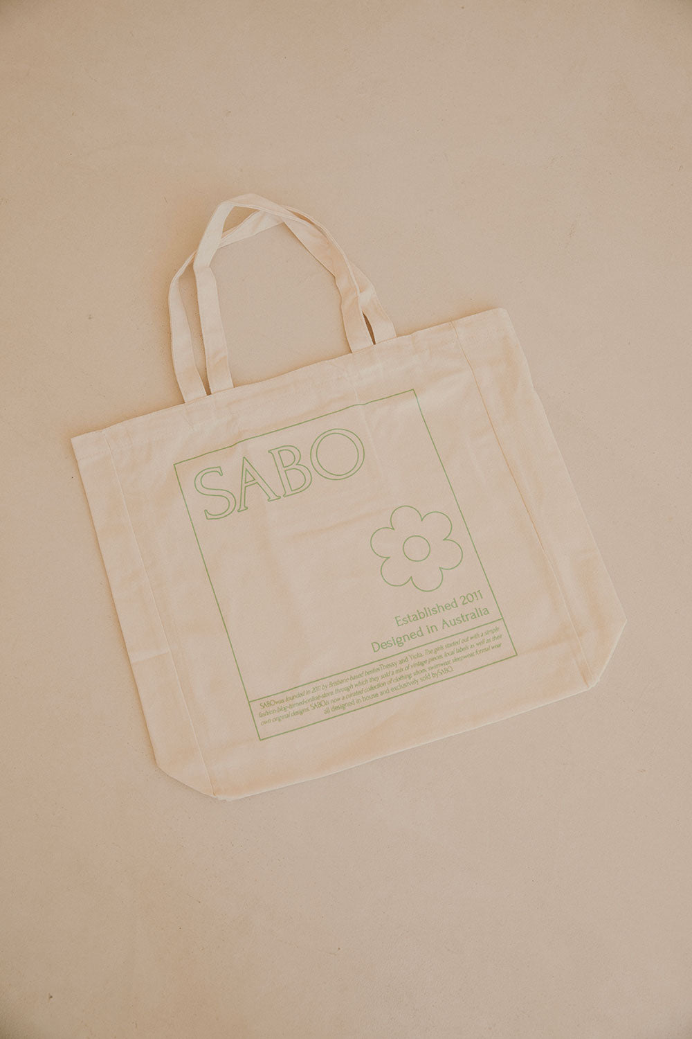 Spring Sabo Natural Cream Canvas Tote Bag for Weekend Use