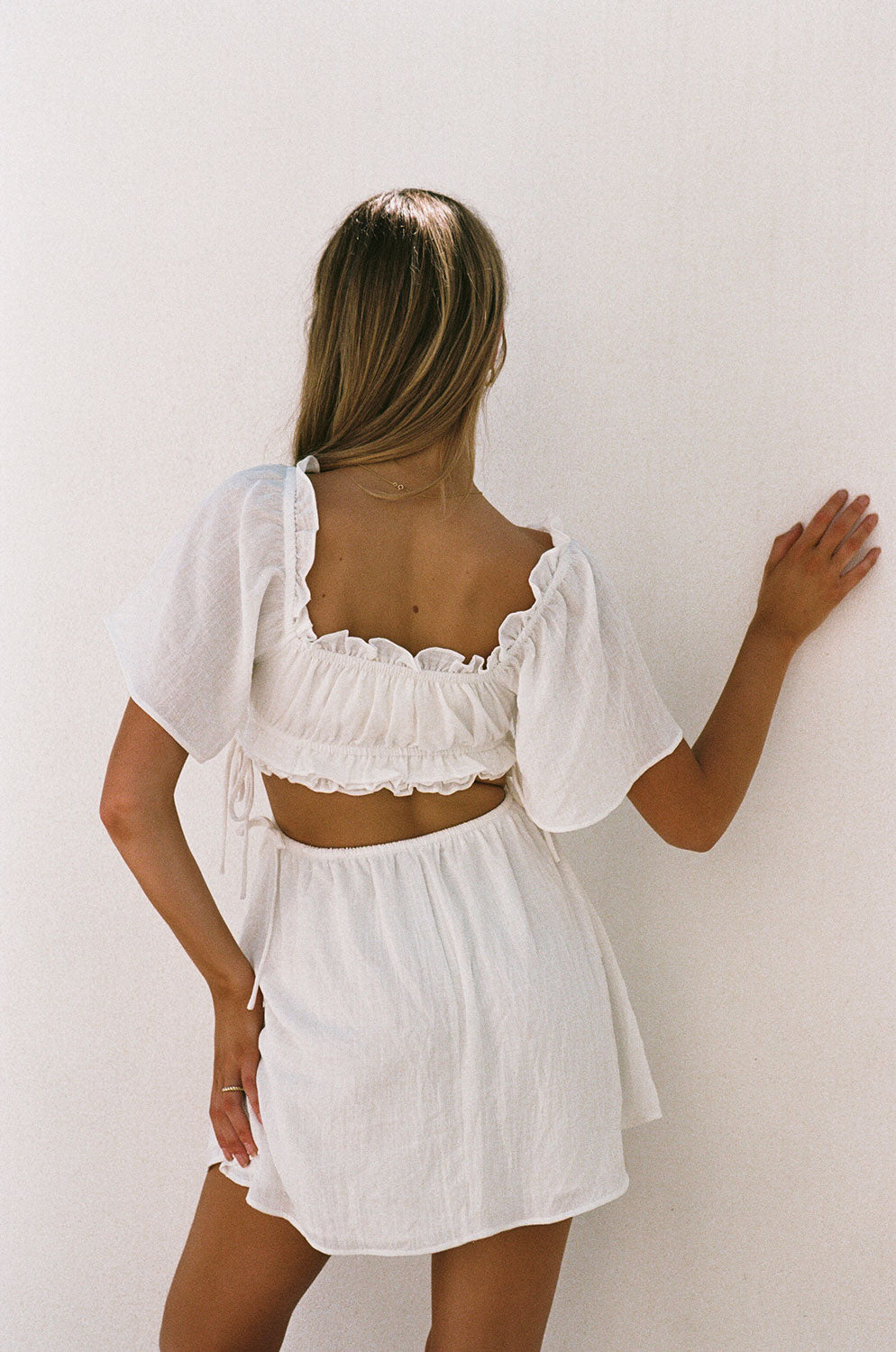 Unique Rica Frill Dress with a Small Flaw for Fashion Lovers