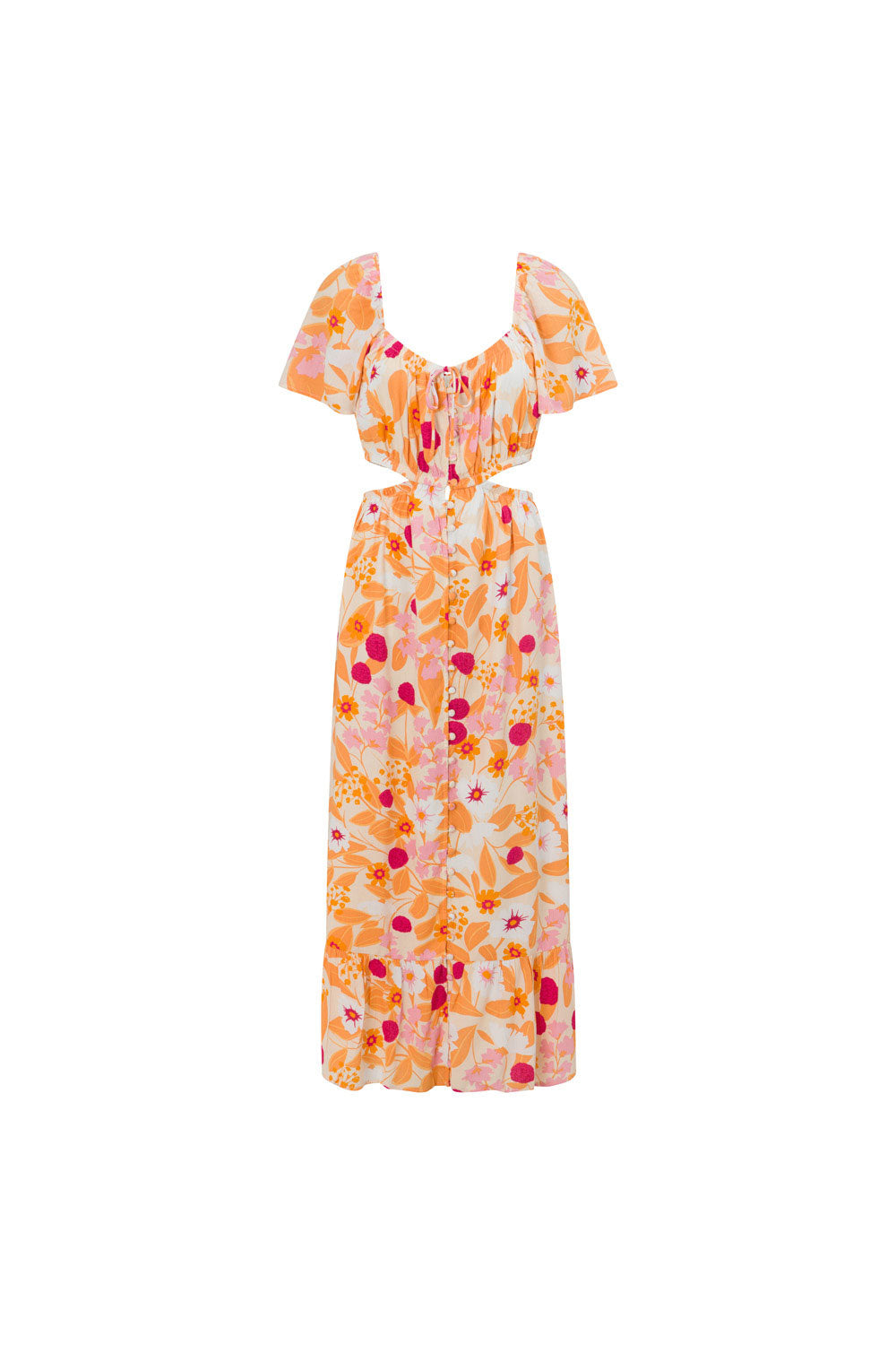 Sabo's Exclusive Katana Women's Midi Floral Dress