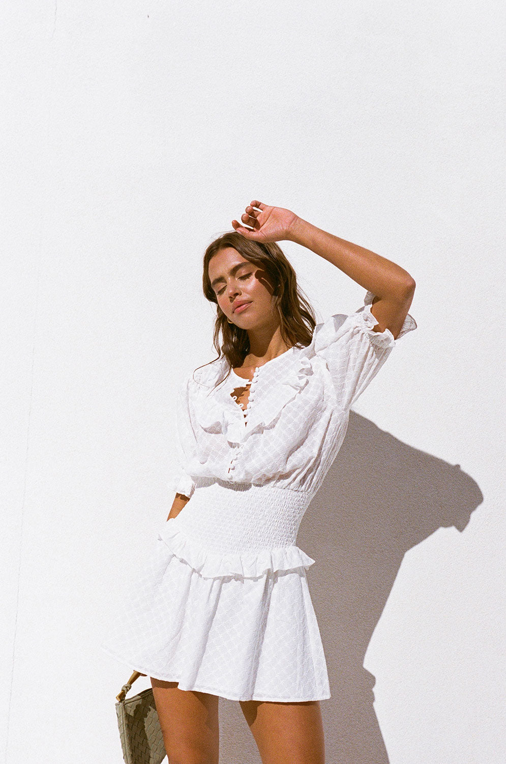 Unique Zoelle Shirred Women's Dress - Sample Edition