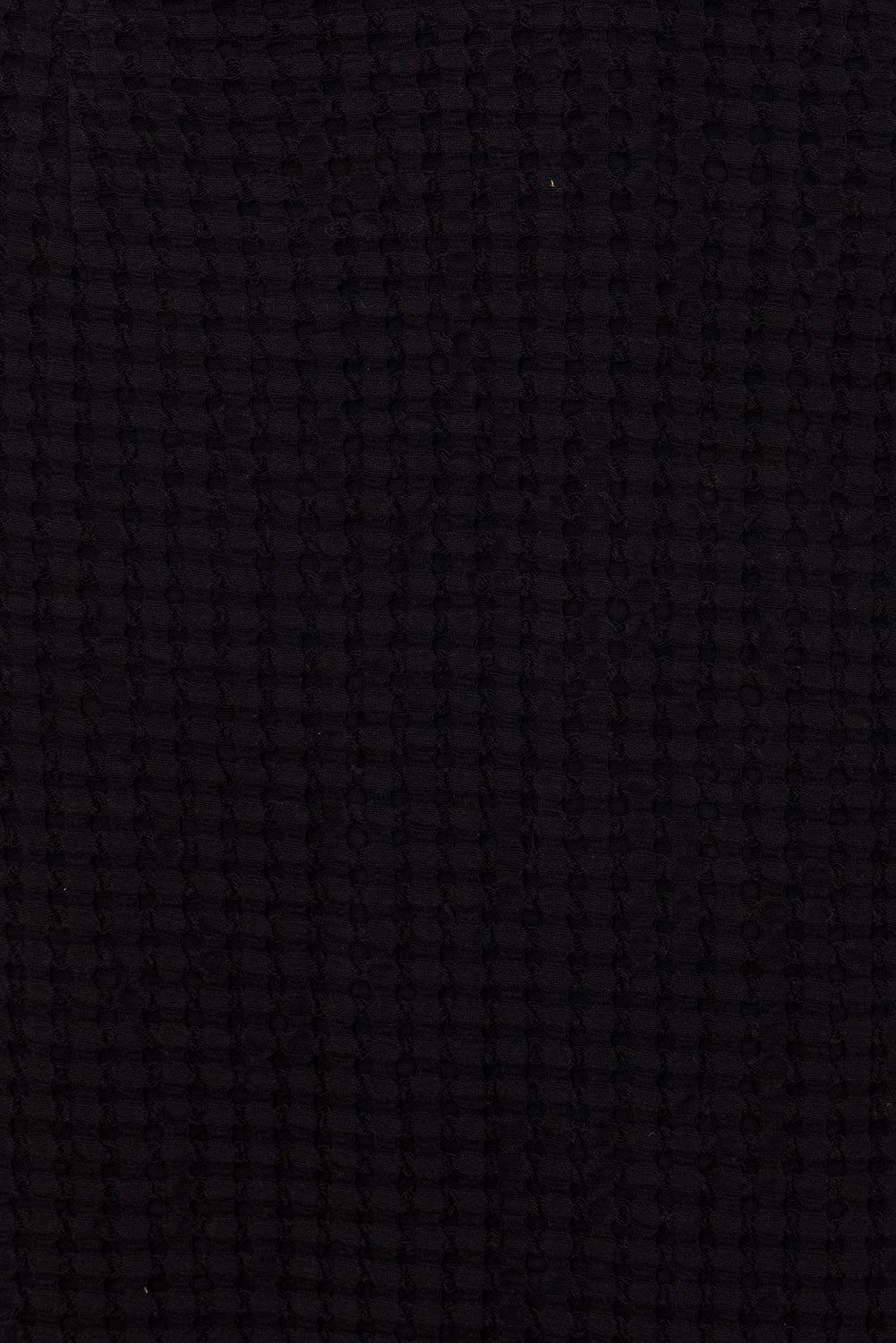 Versatile Antique Black Waffle Cotton Carla Women's Dress