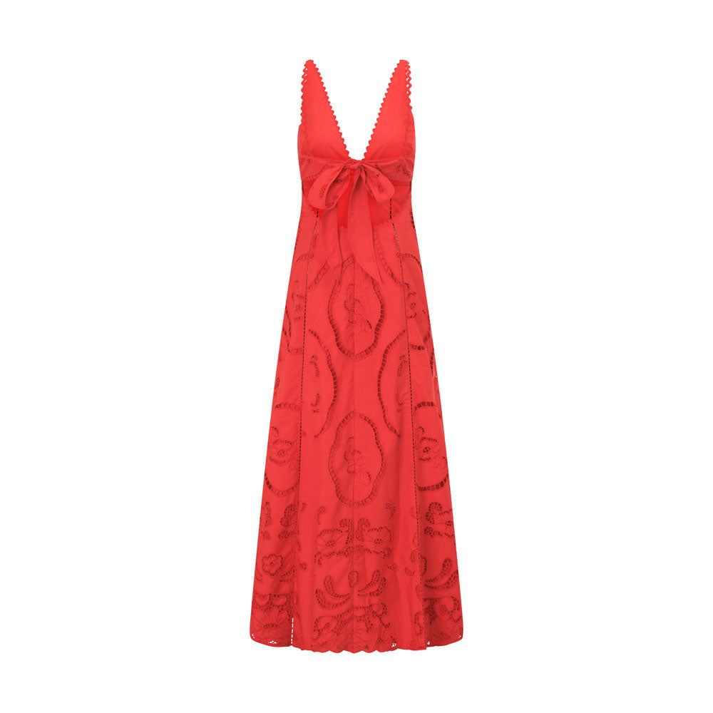 Elegant Resort '24 Chalina Maxi Dress with Unique Detailing