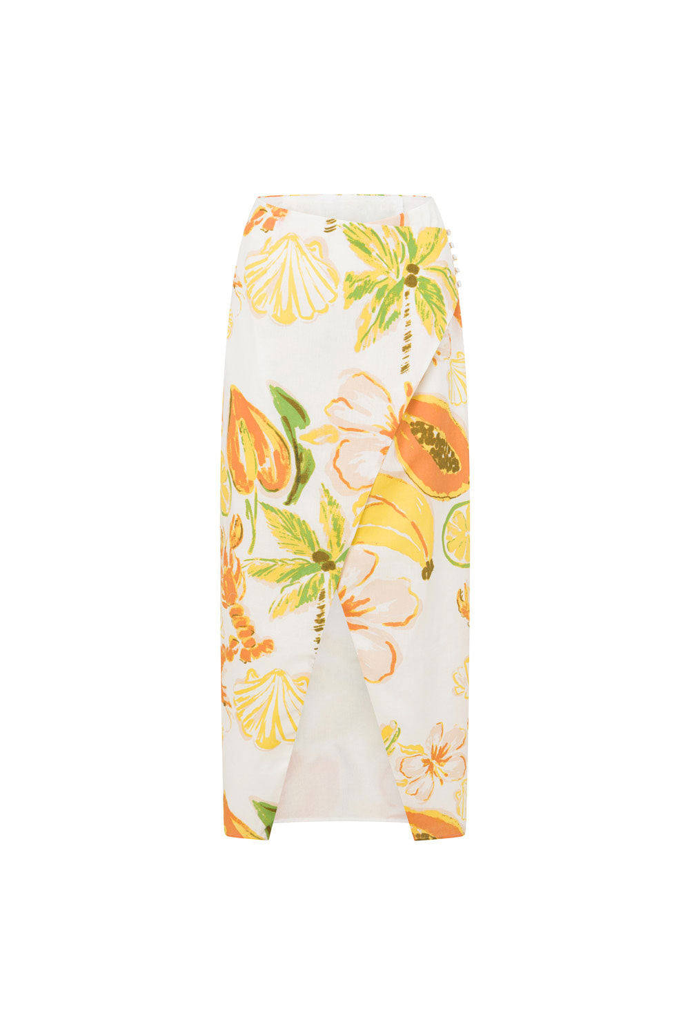 High - Quality Seaview Peachy Callisto Wrap Midi Skirt