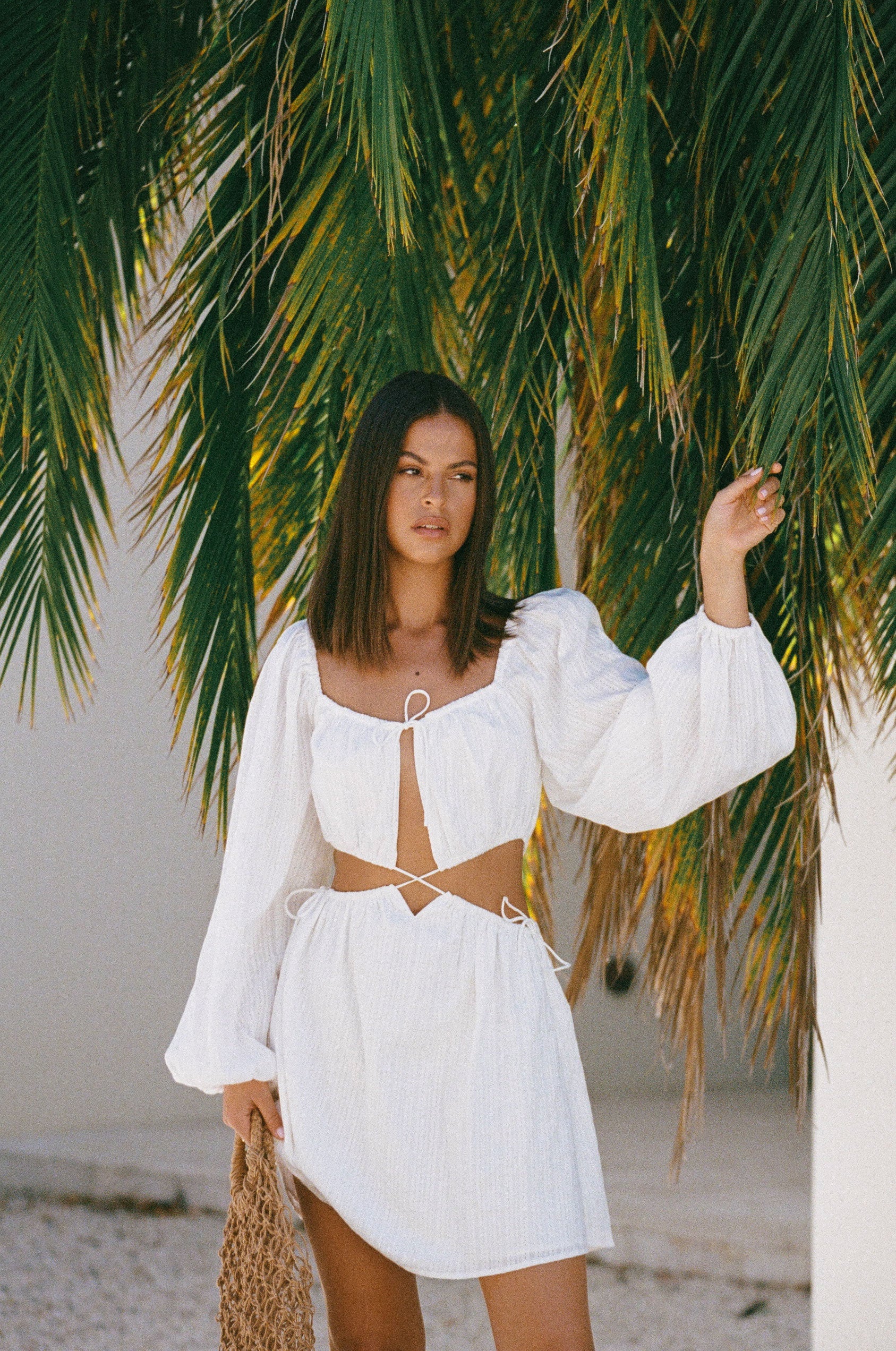 Unique Silky Dasha Cutout Sample Dress - One-of-a-Kind