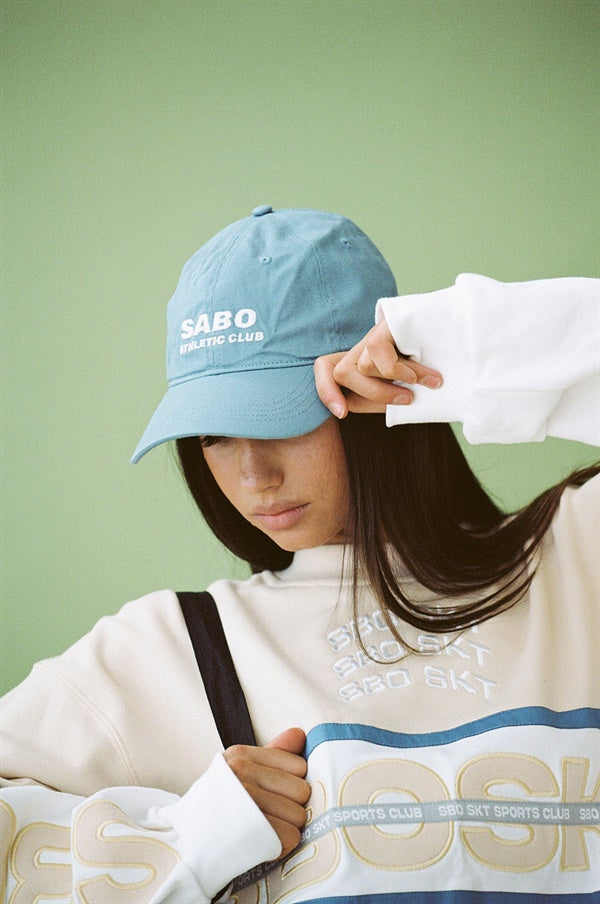 Blue Sabo Athletic Sports Cap - Ideal for Stylish Outfits