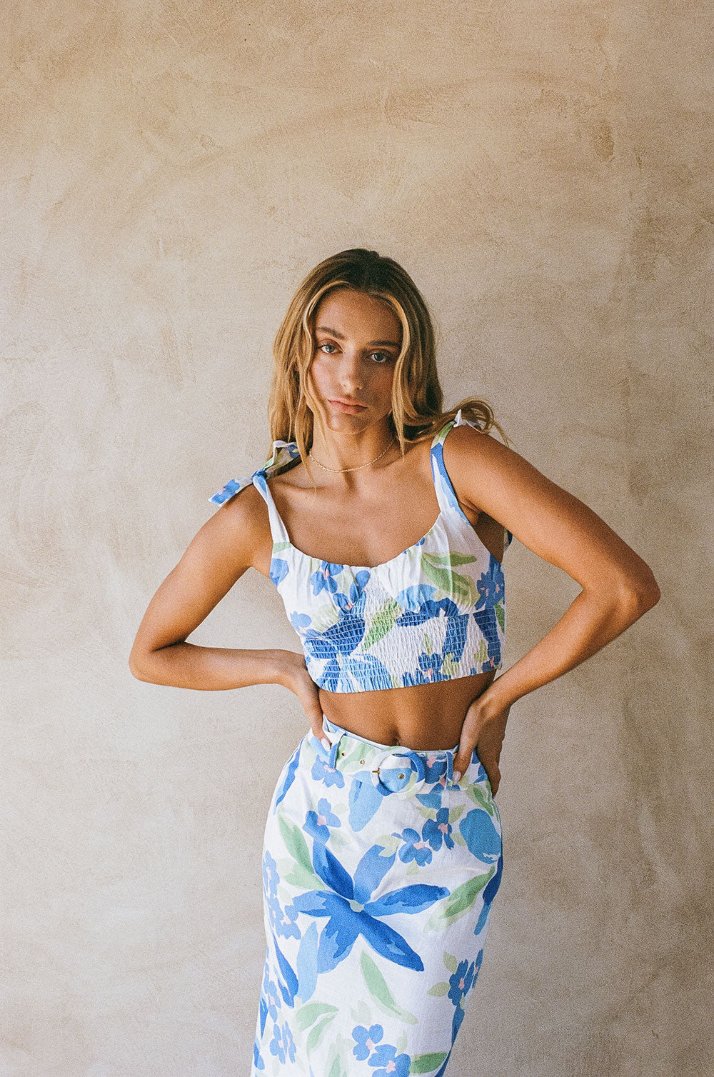 Unique Paradiso Shirred Top - Sample in Perfect XS Size