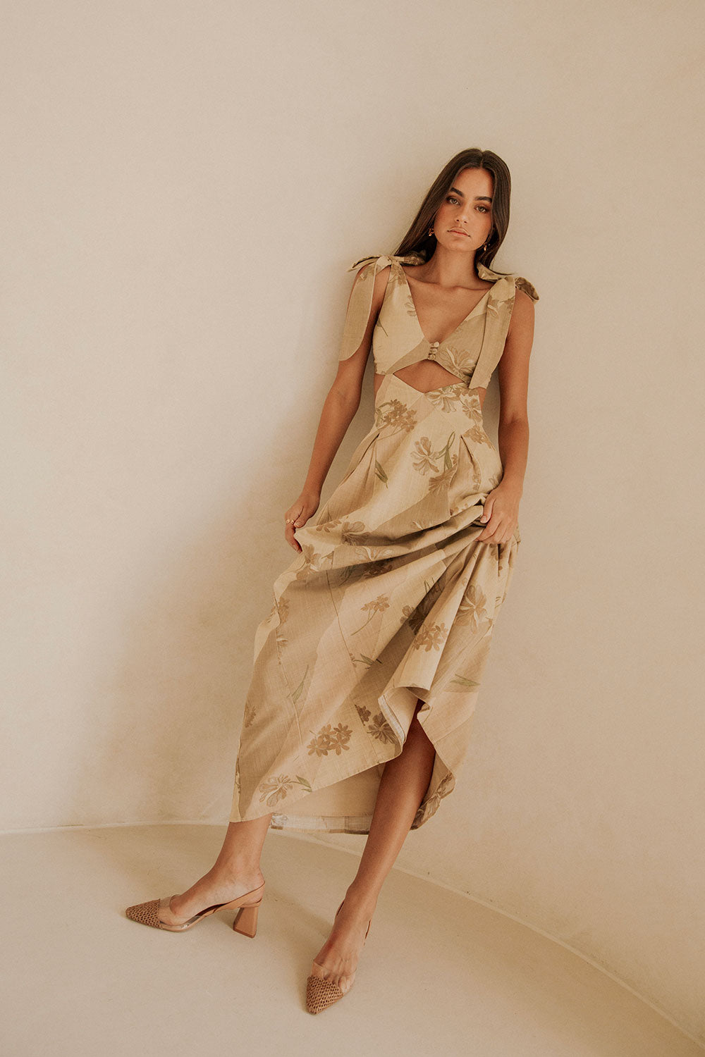 Unique Sample of Maivie Tawny Bloom Women's Dress