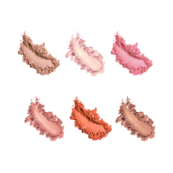 Stilazzi - Exquisite Bahamas Blush Makeup Palette with Six Alluring Shades