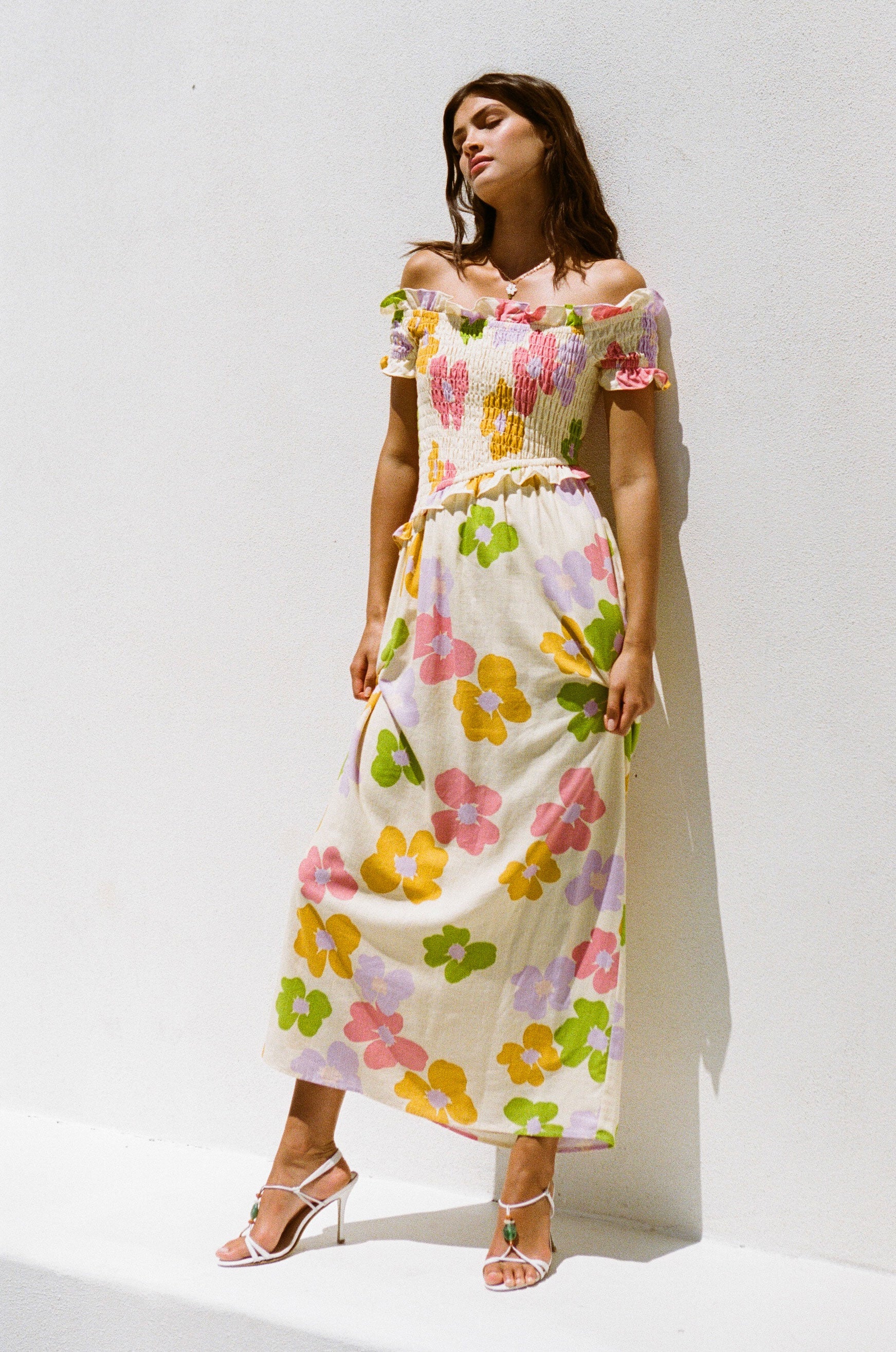 Exclusive Tutti Daisy Floral Mireya Women's Midi Dress