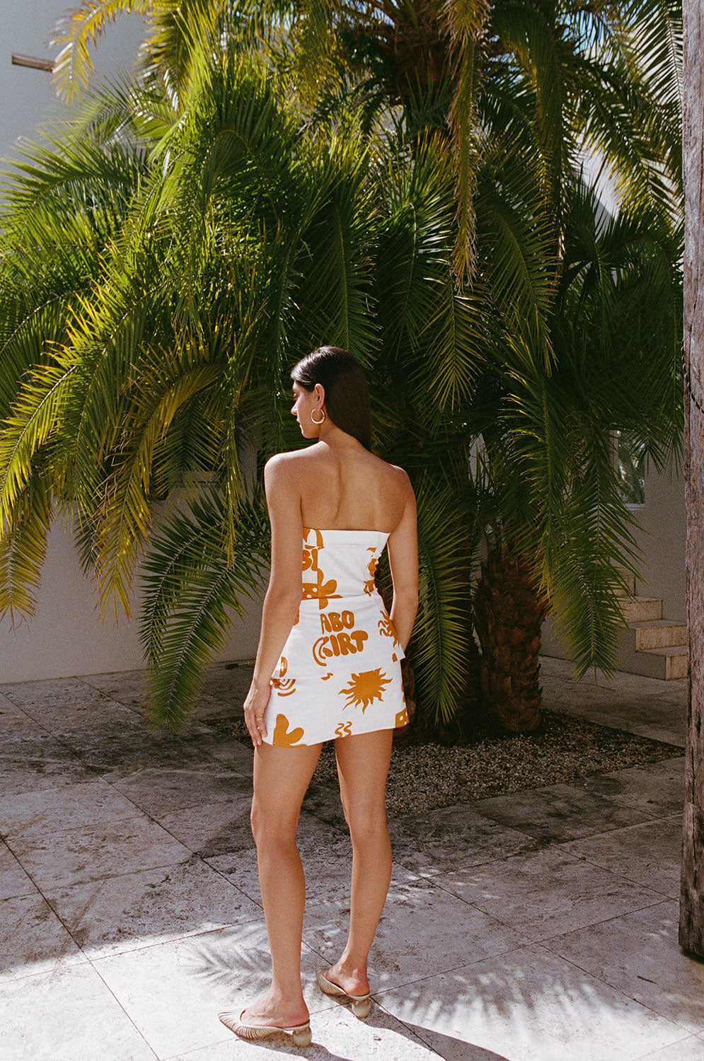 Unique Cream Riri Sample Skirt for Personal Style