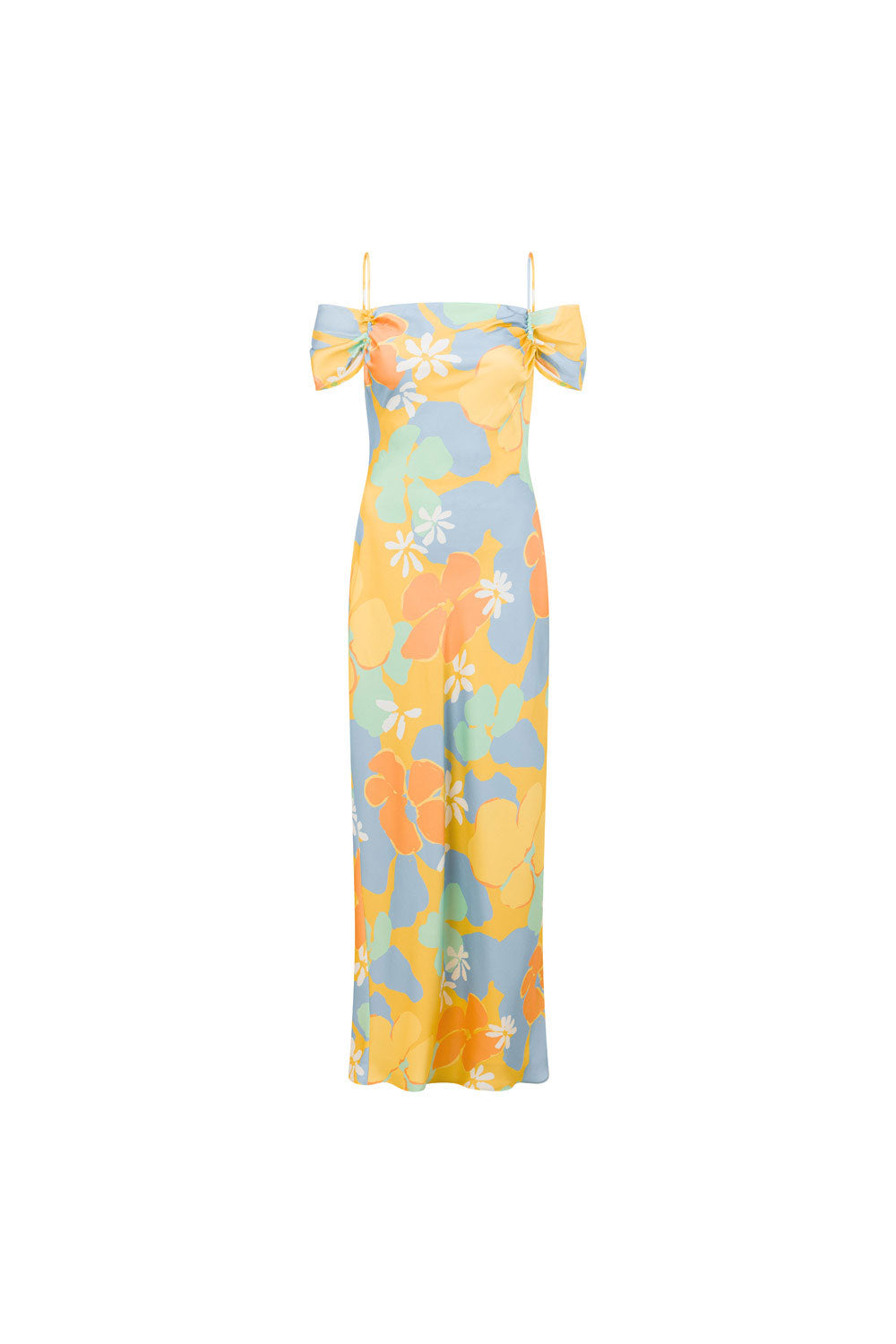 Sabo's Exclusive Remi Tropical Silky Danelli Dress for Events