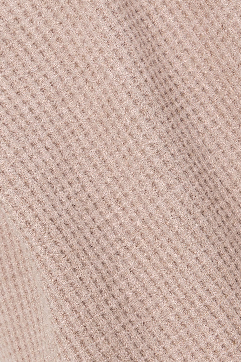 Stylish Tan Cotton Blend Waffle Fabric Lucien Comfortable Pants