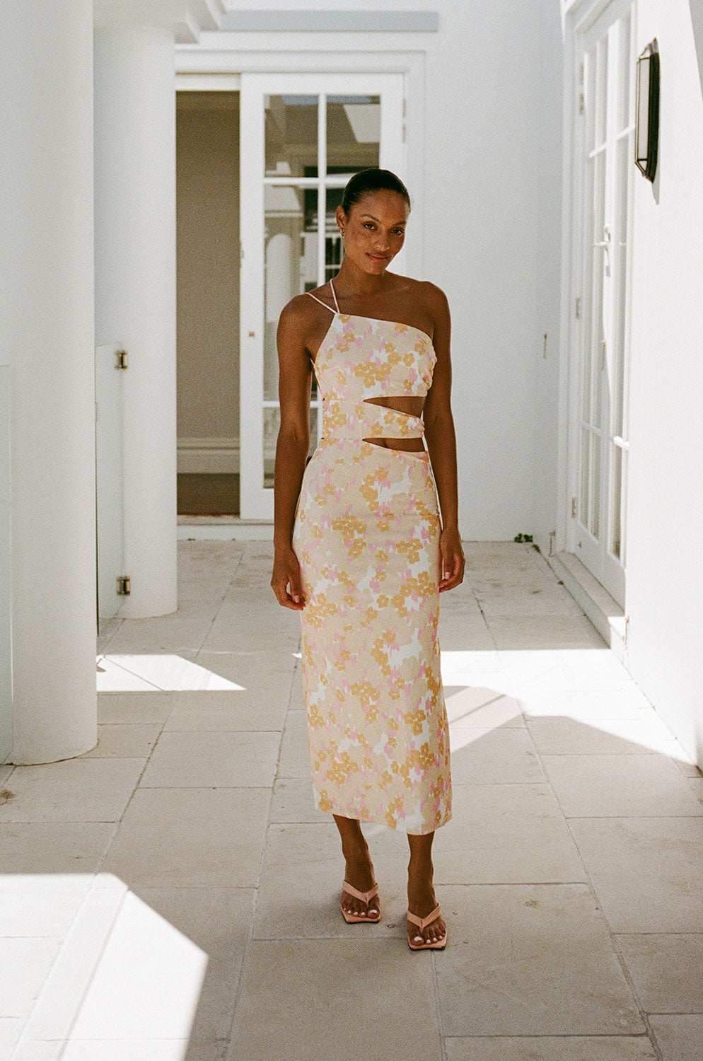 SAMPLE - Kika Smudge Ditsy Print Women's Dress