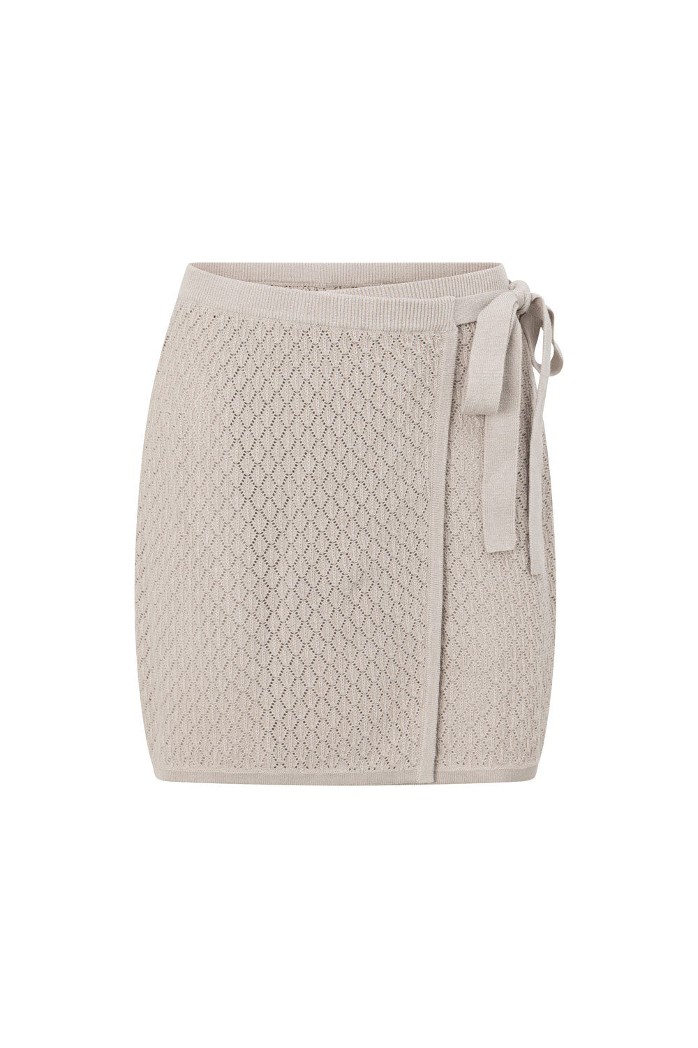 Baylie Women's Wrap Skirt in Taupe Shade