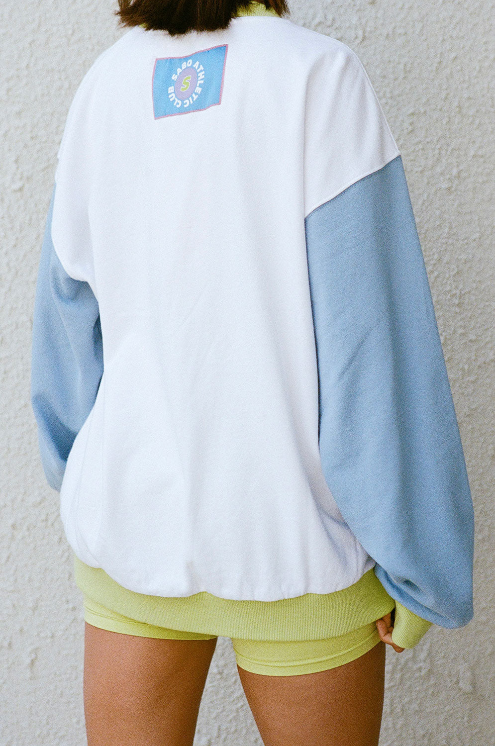 Comfy Airlington Cotton Terry Back Sweater from SABO ATHLETIC Collection