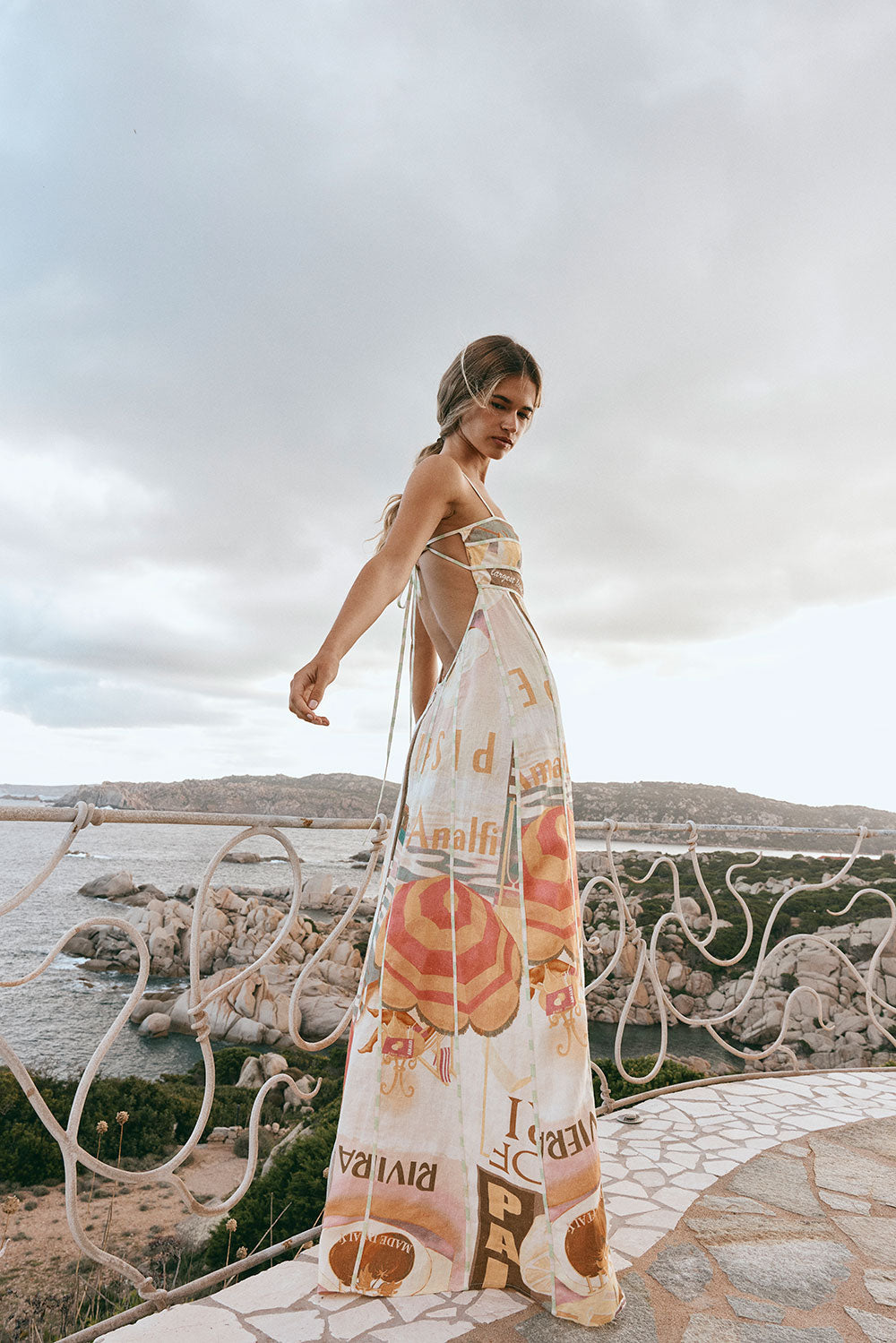 Unique Palermo Fiorire Rosa Dress - One - of - a - Kind Sample