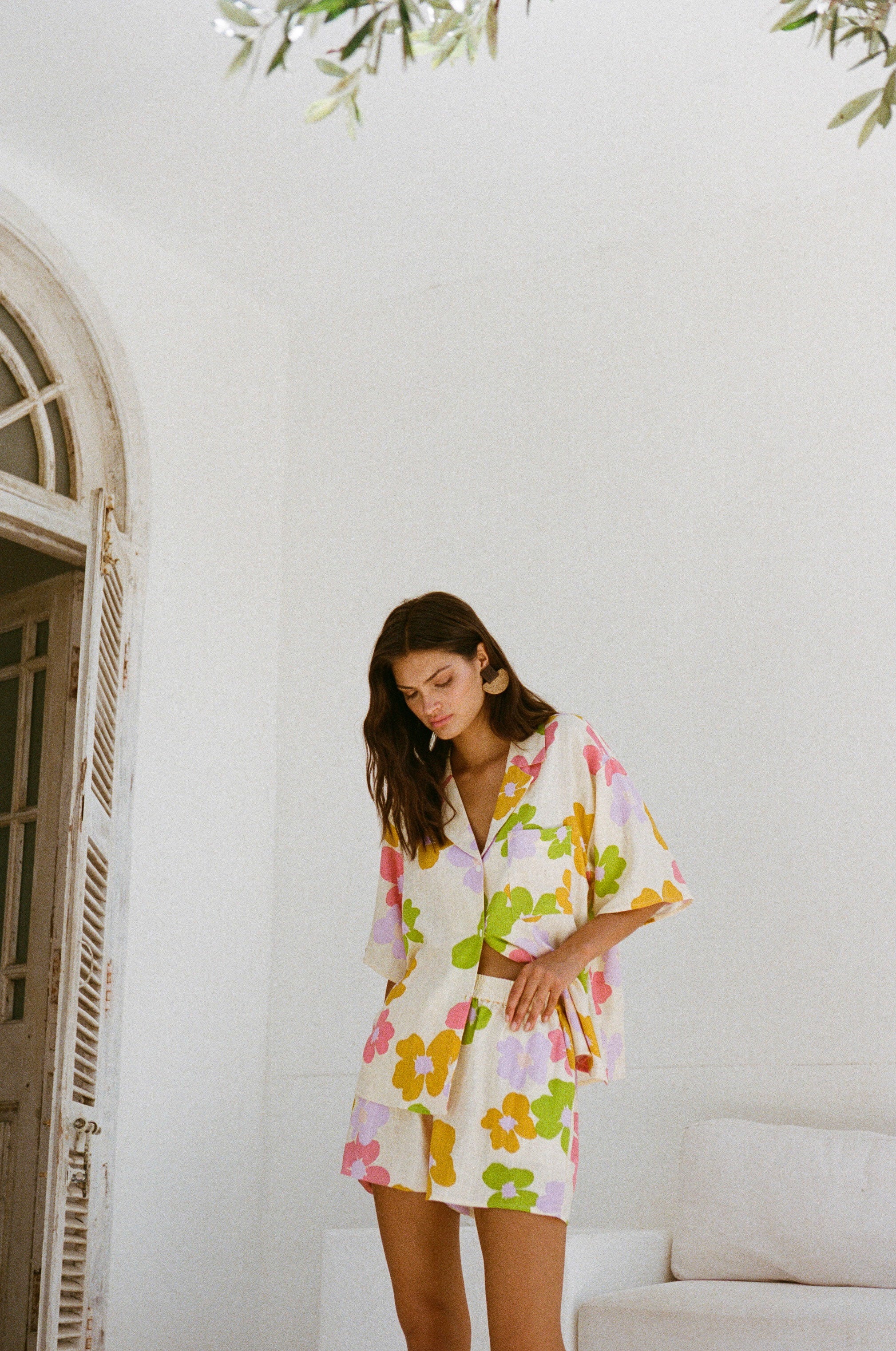 Sabo's Exclusive Tutti Daisy Floral Lennon Relaxed Top