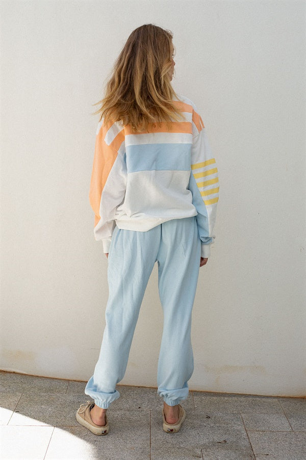 Unique Shutter Crew Sweater Sample with Minor Flaws